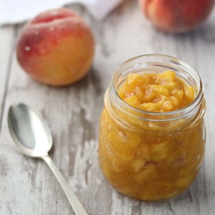 Roasted Peach Ginger Compote True North Kitchen