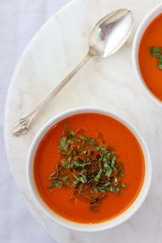 Roasted Tomato and Red Pepper Soup