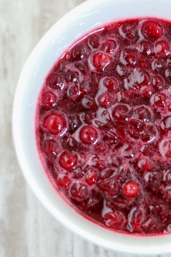Stirred Lingonberries