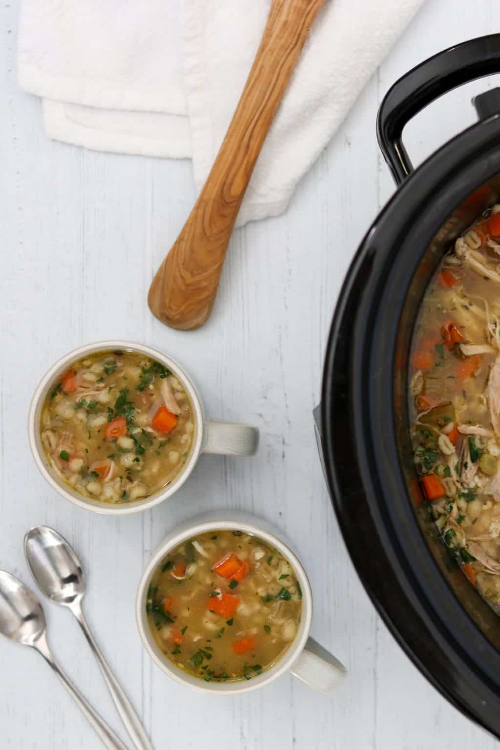 Cozy Slow Cooker Chicken and Barley Soup True North Kitchen