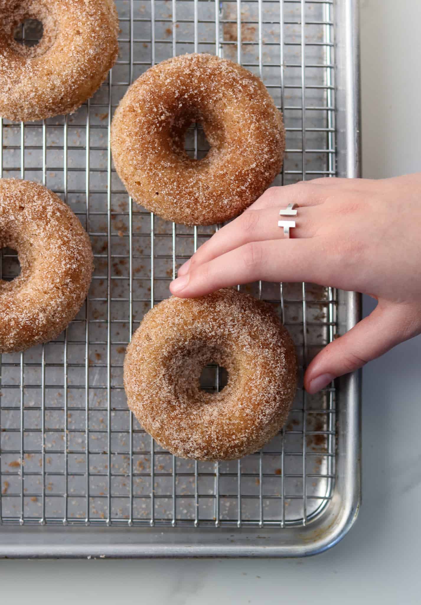 Easy Baked Apple Donuts True North Kitchen