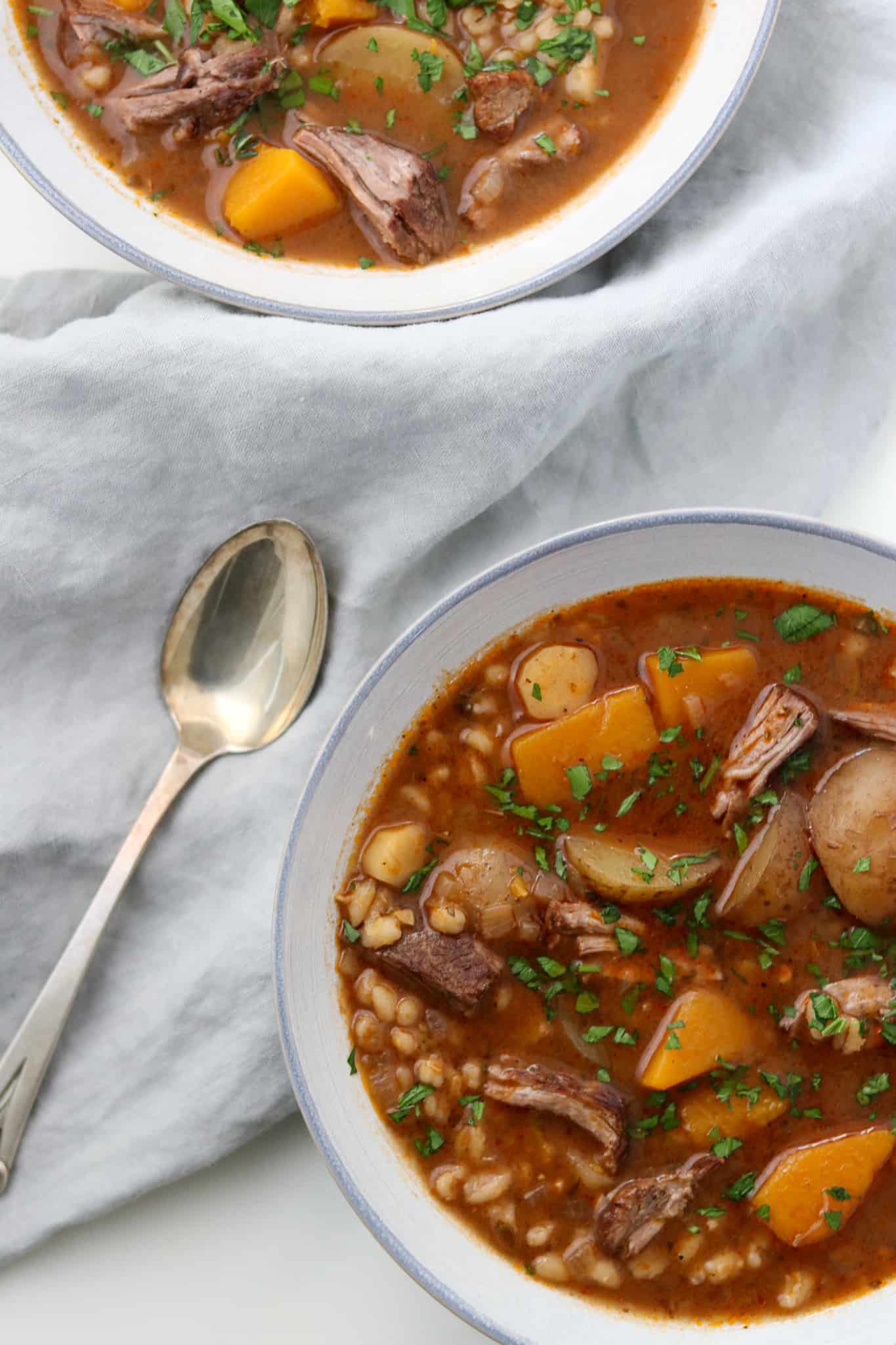 Slow Cooker Beef Stew with Barley and Fall Vegetables True North Kitchen