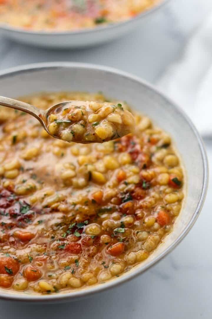 Easy Vegetarian Split Pea Soup with Barley True North Kitchen