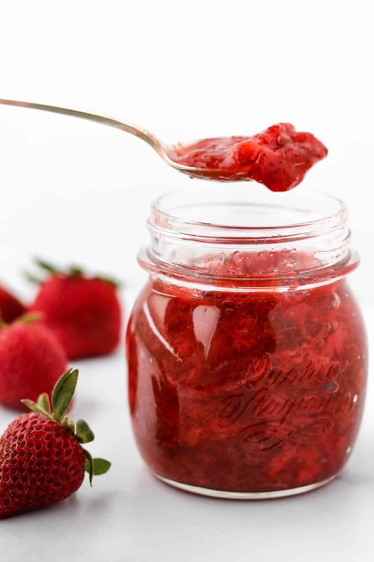 rhubarb and berry compote