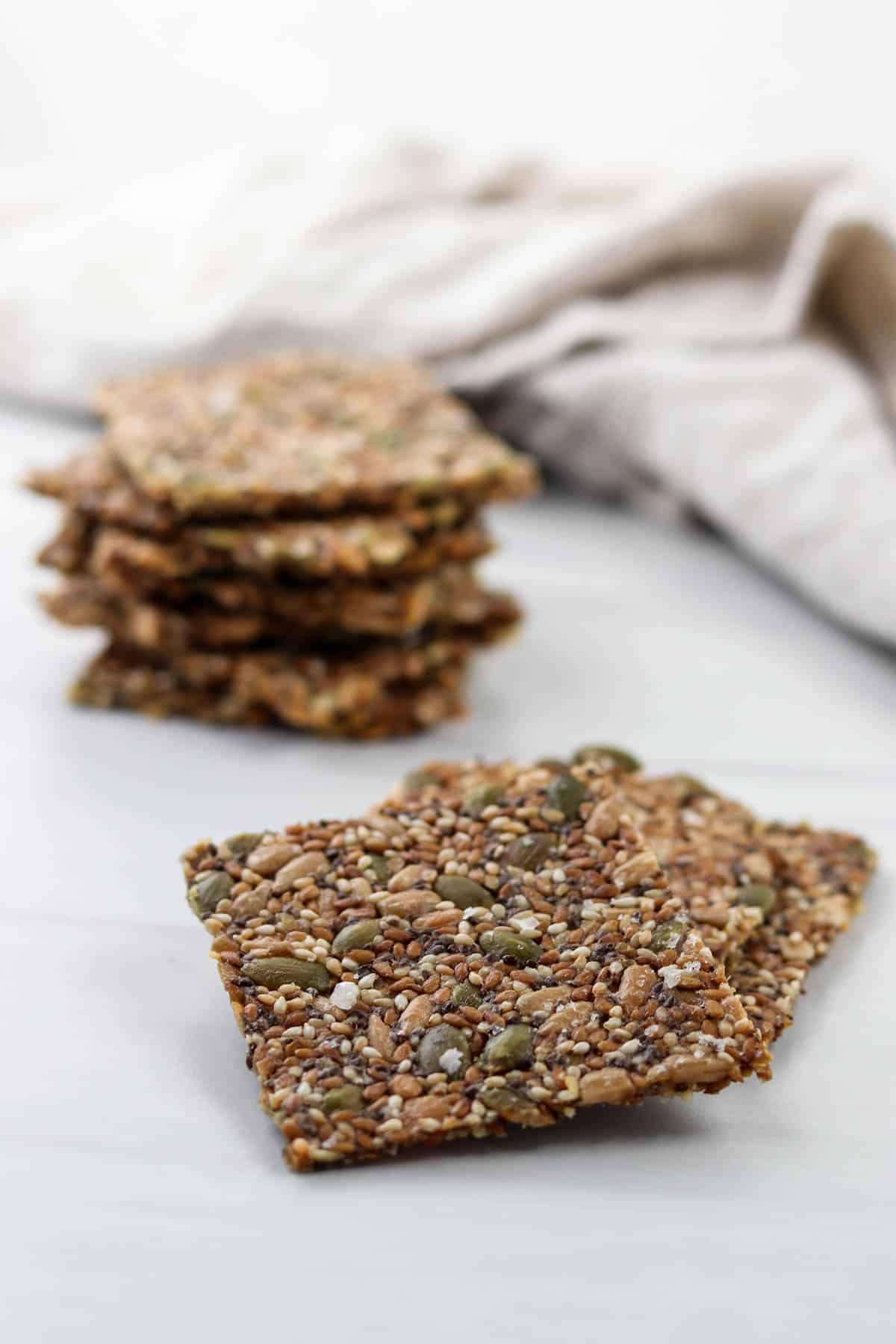 GlutenFree Seed Crackers (Norwegian Crispbread) True North Kitchen