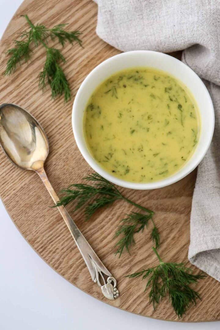 Traditional Mustard Dill Sauce for Gravlax (Gravlaxsås) True North