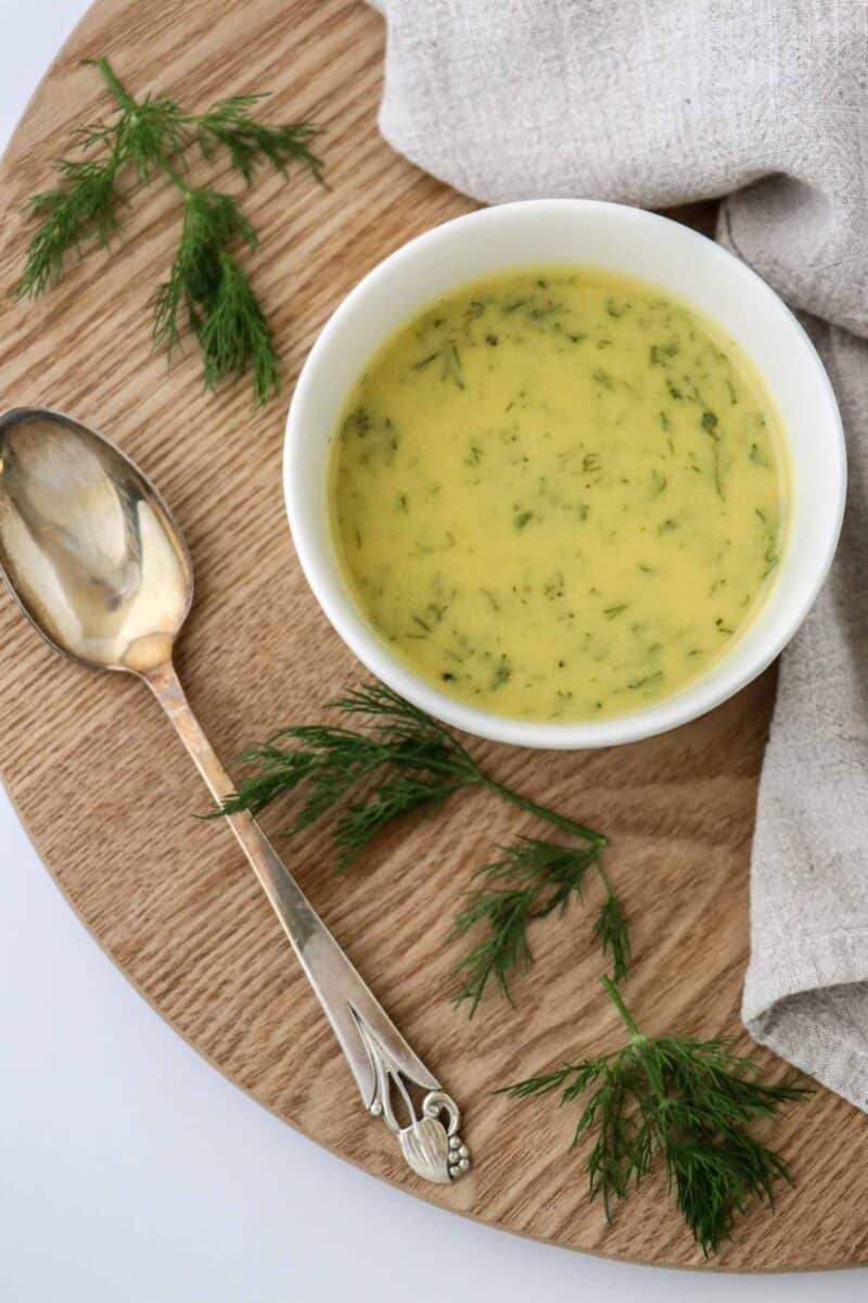 Traditional Mustard Dill Sauce for Gravlax (Gravlaxsås) True North Kitchen