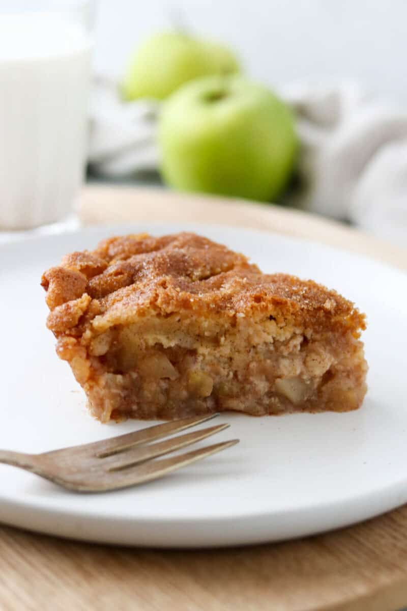 Swedish Apple Pie Easy Crustless Apple Pie True North Kitchen