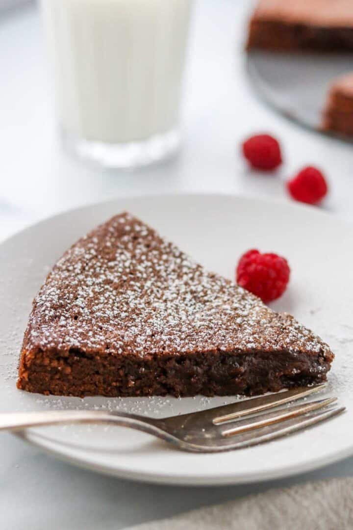 Swedish Sticky Chocolate Cake (Kladdkaka) - True North Kitchen