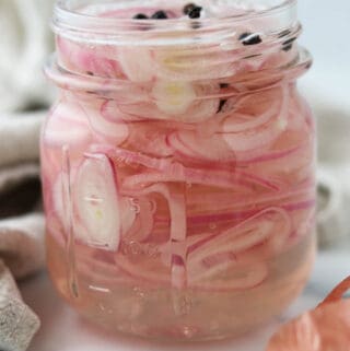 Featured image of Quick Pickled Shallots.