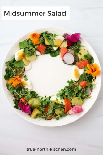 Pinterest pin for Midsummer Salad