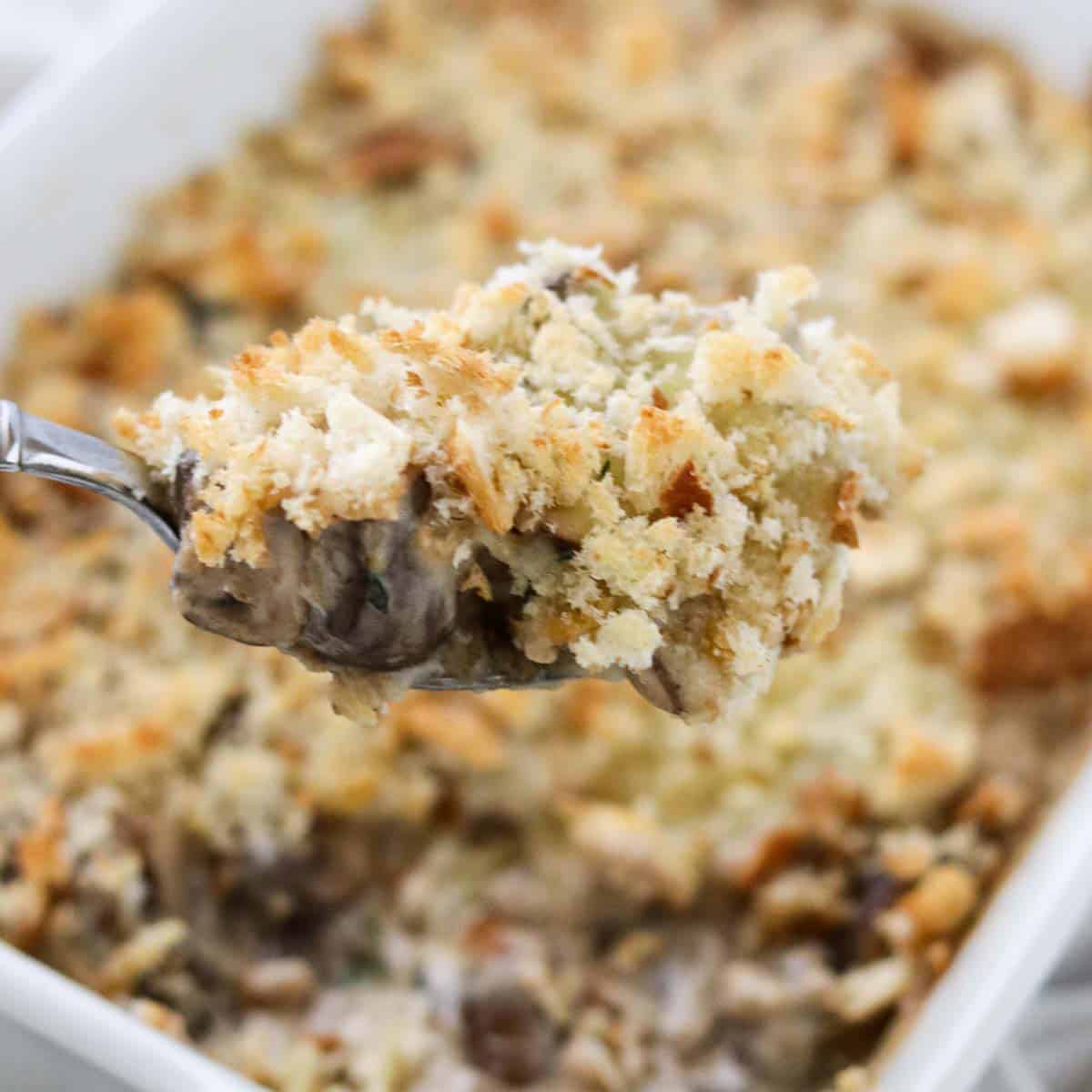 Mushroom Gratin