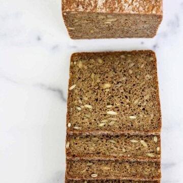 Featured image for Easy Overnight Danish Rye Bread (Rugbrød).