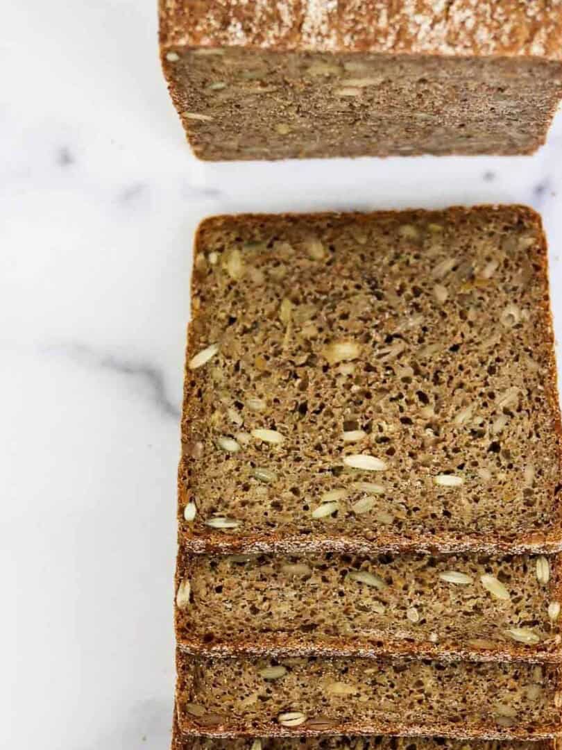 Featured image for Easy Overnight Danish Rye Bread (Rugbrød).