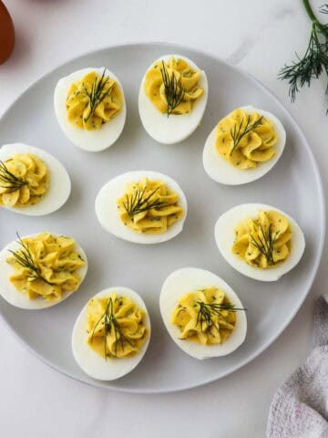 Featured image for Deviled Eggs with Dill.