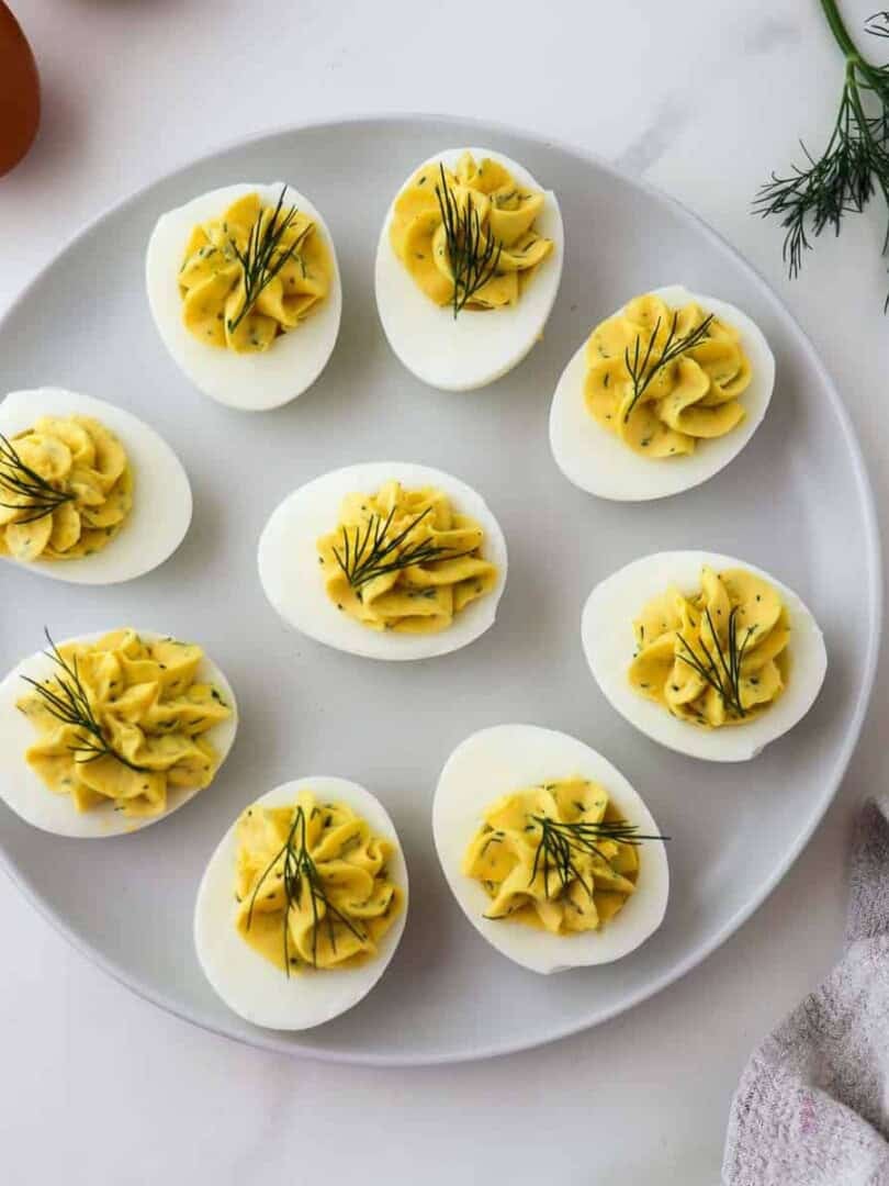 Featured image for Deviled Eggs with Dill.