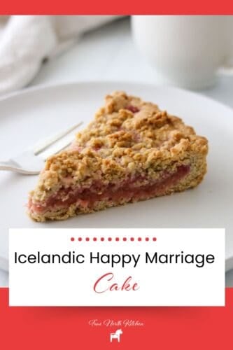 Pinterest pin for Icelandic Happy Marriage Cake (Hjónabandssaela).