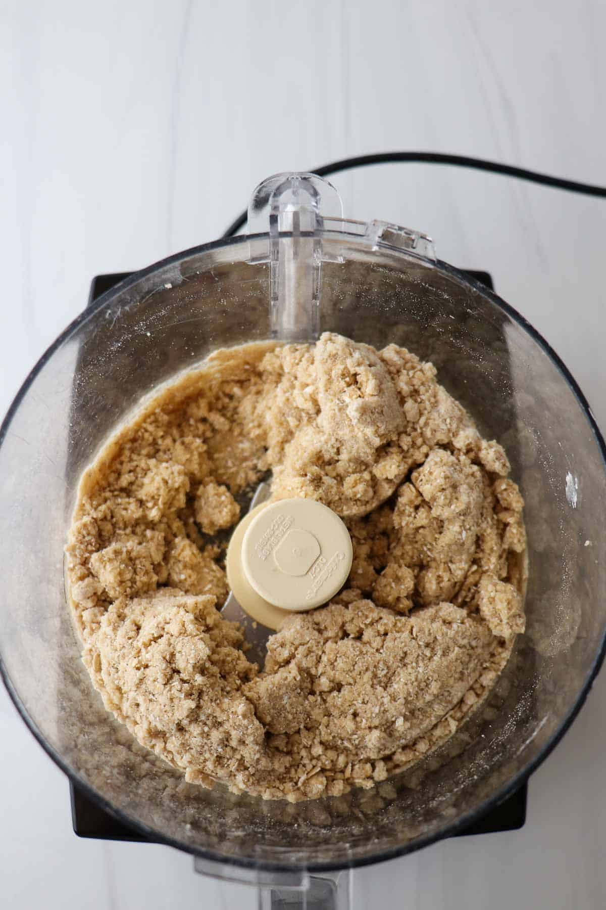 Crust for Icelandic Happy Marriage Cake in a food processor.