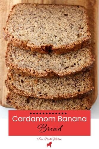 Pinterest PIn for Cardamom Banana Bread.
