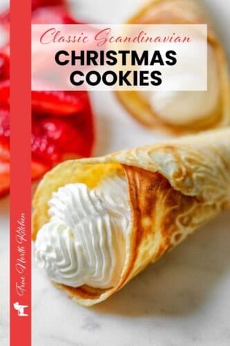 Pinterest Pin for Classic Scandinavian Christmas Cookies.