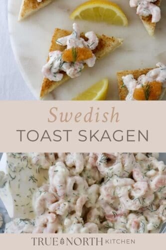 Pinterest Pin for Swedish Toast Skagen.